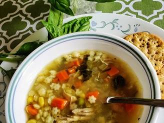 Slow-Cooker Basil Chicken Soup