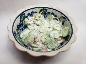 Delicious Cucumber Dill Salad