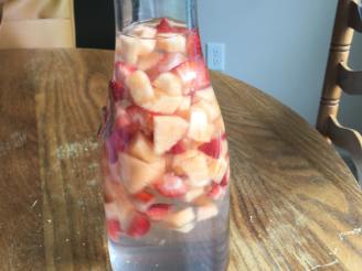 Cantaloupe Strawberry Spa Water
