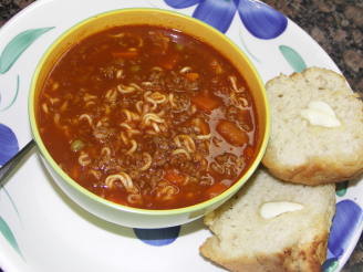 Ramen Noodle Vegetable Soup
