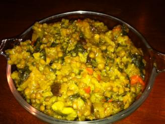 Curried Lentils and Rice