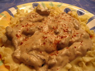 Easy Beef Stroganoff with Paprika