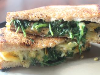 Grilled Cheese With Spinach & Tomato