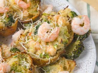 Broccoli and Shrimp-Stuffed Potatoes