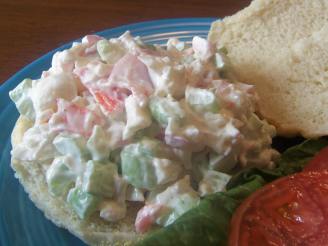 Fake Crab Salad Sandwiches