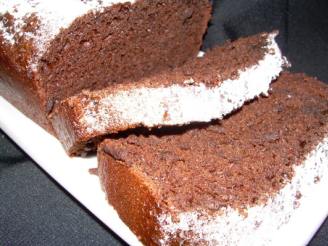 Luscious Low Fat Chocolate Pound Cake