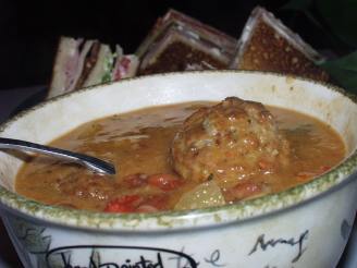 Pasta and Meatball Soup