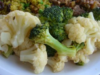 Broccoli or Cauliflower with a Soy-Lemon Dressing
