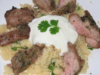 Spicy Lamb With Garlic Couscous