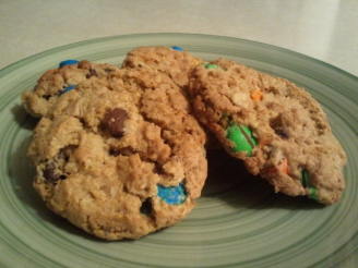 Chewy Red, White, and Blue M&m Cookies