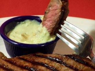 Grilled Strip Steaks With Horseradish Guacamole