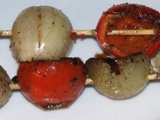 Garlic Chile Potato Kebabs