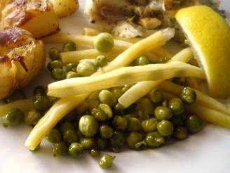 Minted Peas and Wax Beans