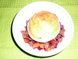 30 Minute Beef Pot Pie for 2