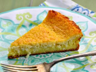 Fast and Easy Coconut Custard Pie