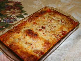 Ground Chicken and Spinach Cannelloni
