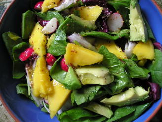 Spinach, Avocado & Mango Salad
