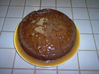 Apple Spice Cake with Brown Sugar Glaze