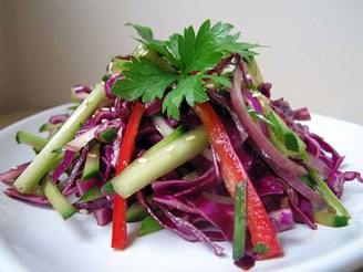 Asian-Twisted Red Cabbage Salad