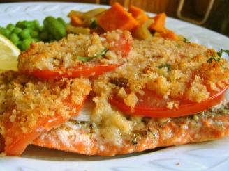 Crusted Salmon with Tomato