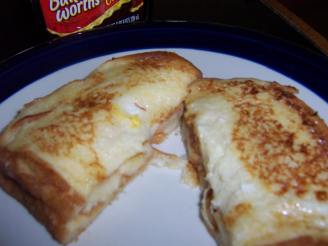 French-toasted Banana Sandwich