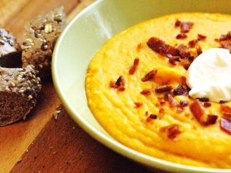 Bacon-Infused Butternut Squash Soup