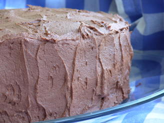 Kittencal's Best Deep Dark Chocolate Layer Cake