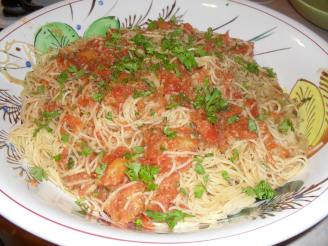 Baked Tomato Sauce with Pasta