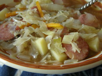 Polish Sausage and Cabbage Soup