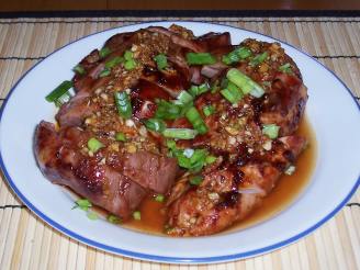 Chinese BBQ Pork with Garlic Sauce