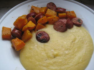 Herb-Roasted Butternut Squash and Sausages