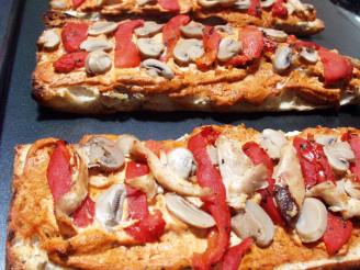 French Bread Pizza (vegetarian)