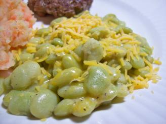 Lima Beans With Cheese