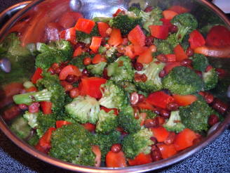 Broccoli, Peanut & Sweet Red Pepper Stir-fry