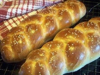 Braided Challah Bread (Bread Machine)
