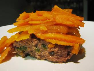 Scalloped Sweet Potatoes With Ground Beef