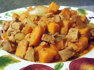 Crock Pot Tangy Pork and Sweet Potatoes
