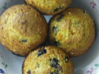 Blueberry Golden Oat Muffins