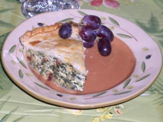 Spinach Pie With Sun-Dried Tomatoes