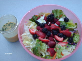 Mixed Greens and Fruit Salad