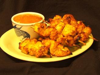 Beef or Chicken Satay With Peanut Sauce