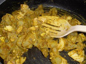 Potato and Hard Boiled Egg Curry