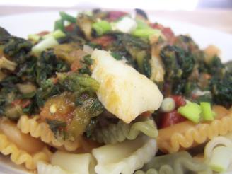 Spicy Cod With Tomatoes and Spinach