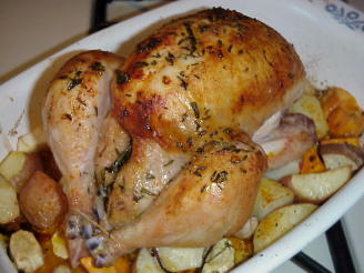 Roasted Chicken With Lemon and Fresh Herbs