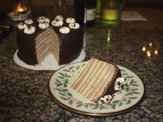 German Prinzregenten Torte ( Eight Layer Cake )