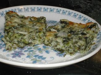 Cheesy Spinach Squares