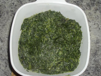 10 Minute Creamed Spinach