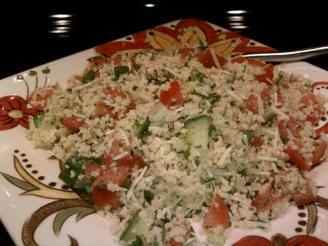 Vegetable Couscous Salad With Parmesan