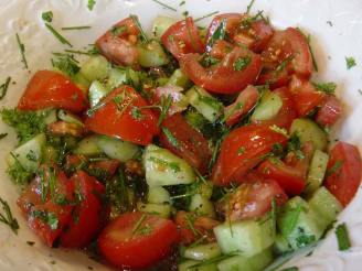 Simple Tomato Herb Salad