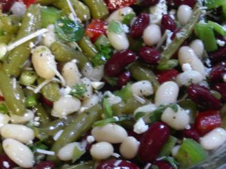 Herby Red, White & Green Bean Salad